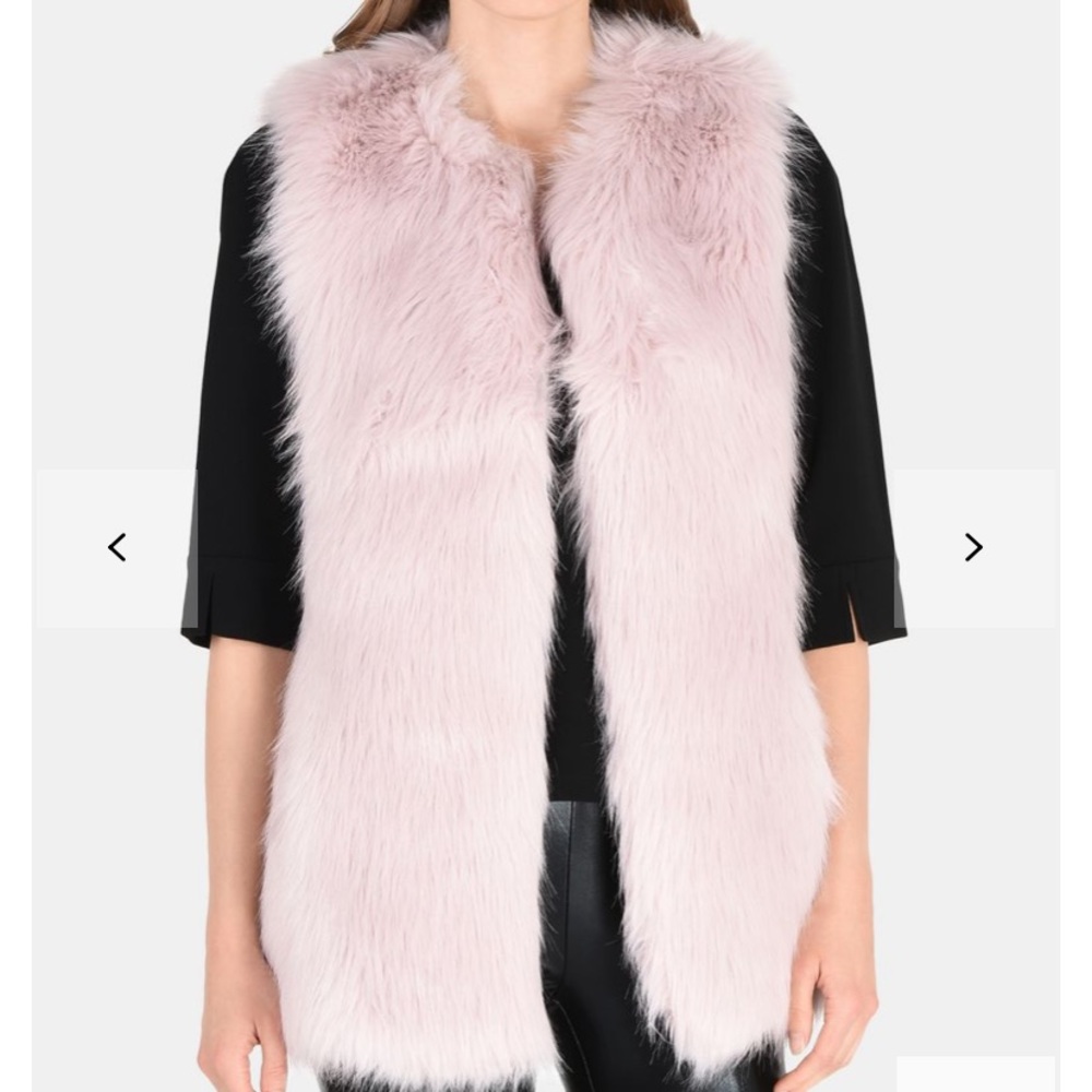 Armani Exchange LONGLINE FAUX-FUR GILET Sz M